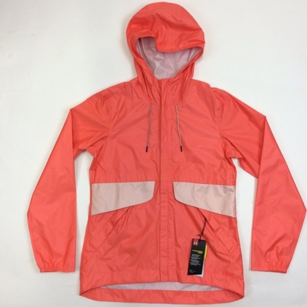 Under Armour Cloudstrike‎ Shell Jacket Women's Small 1350954 Orange